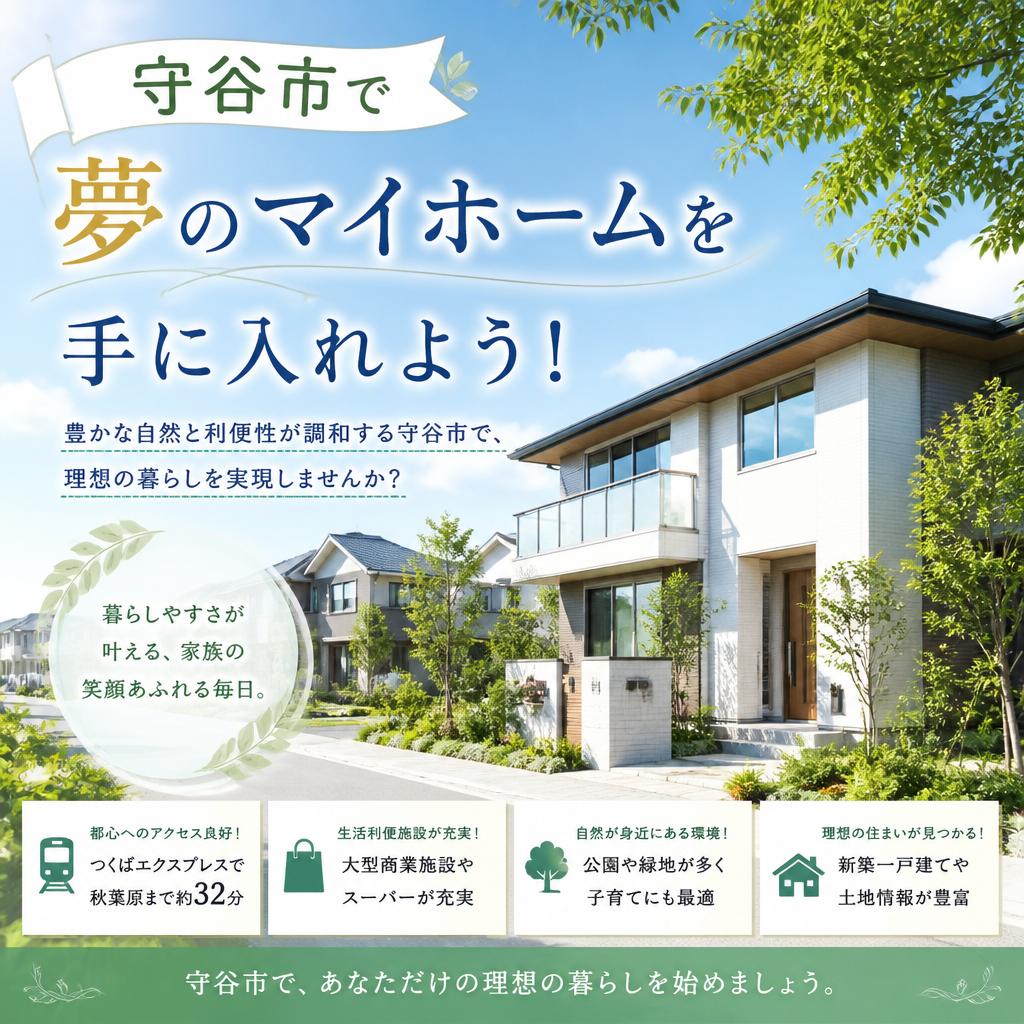 守谷市で夢のマイホームを手に入れよう！/守谷市で注文住宅をお考えなら株式会社壁工房におまかせください。