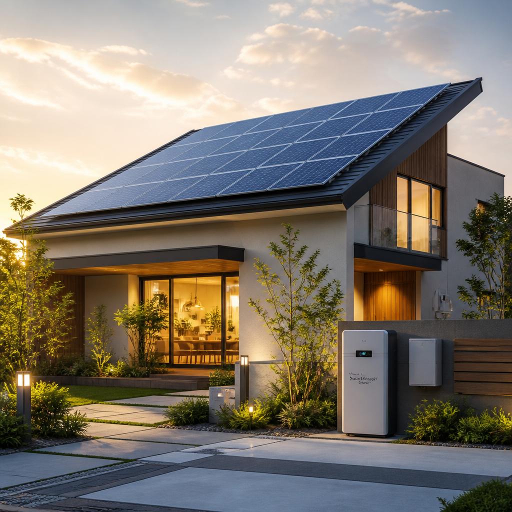 未来の暮らしを先取りする、太陽光パネルと蓄電池付きの注文住宅/守谷周辺で家計に優しい注文住宅なら株式会社壁工房