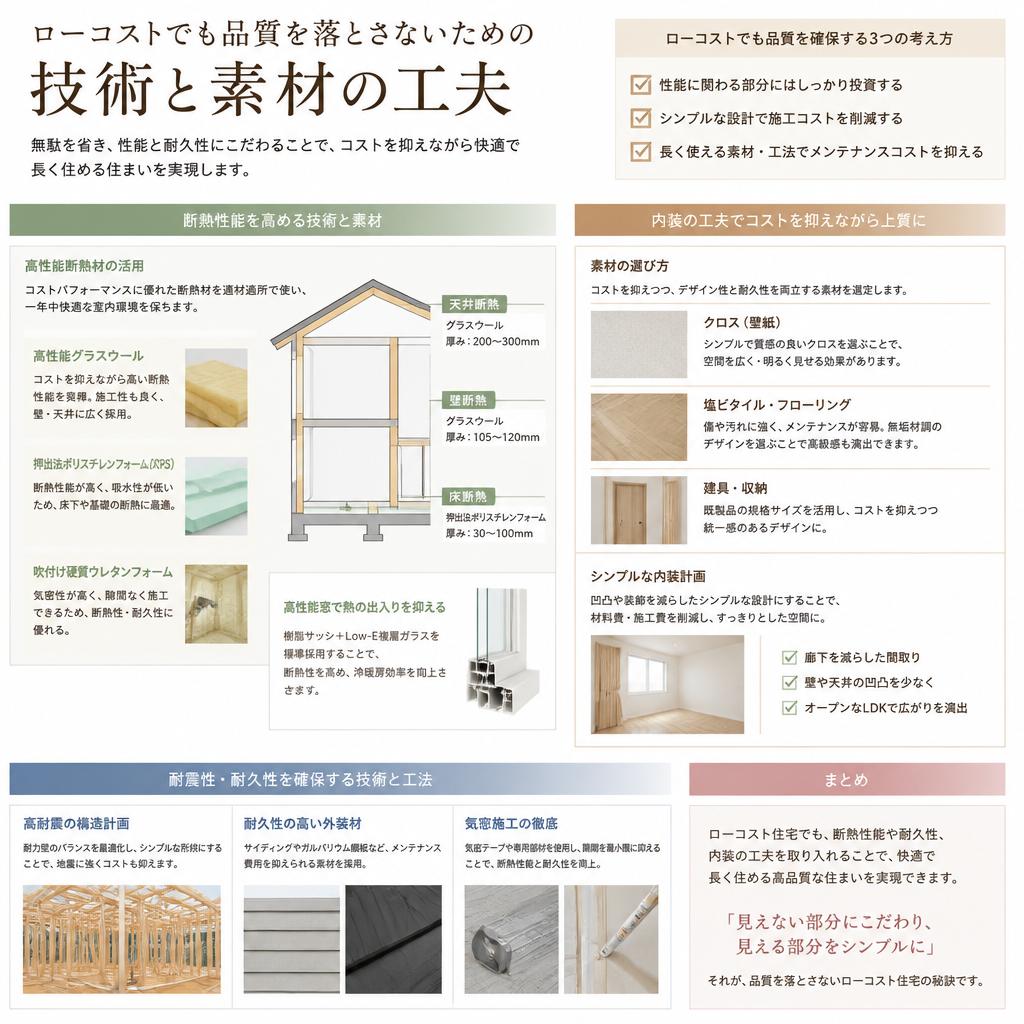 高品質を実現するための秘訣