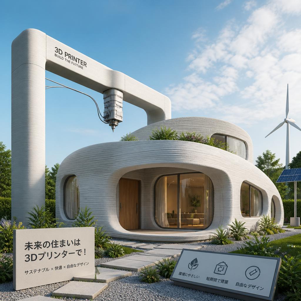 未来の住まいは3Dプリンターで！/守谷市周辺で注文住宅、３Dプリンターをお考えなら株式会社壁工房にお任せください。