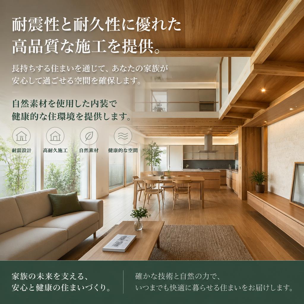 安心の施工技術と耐久性