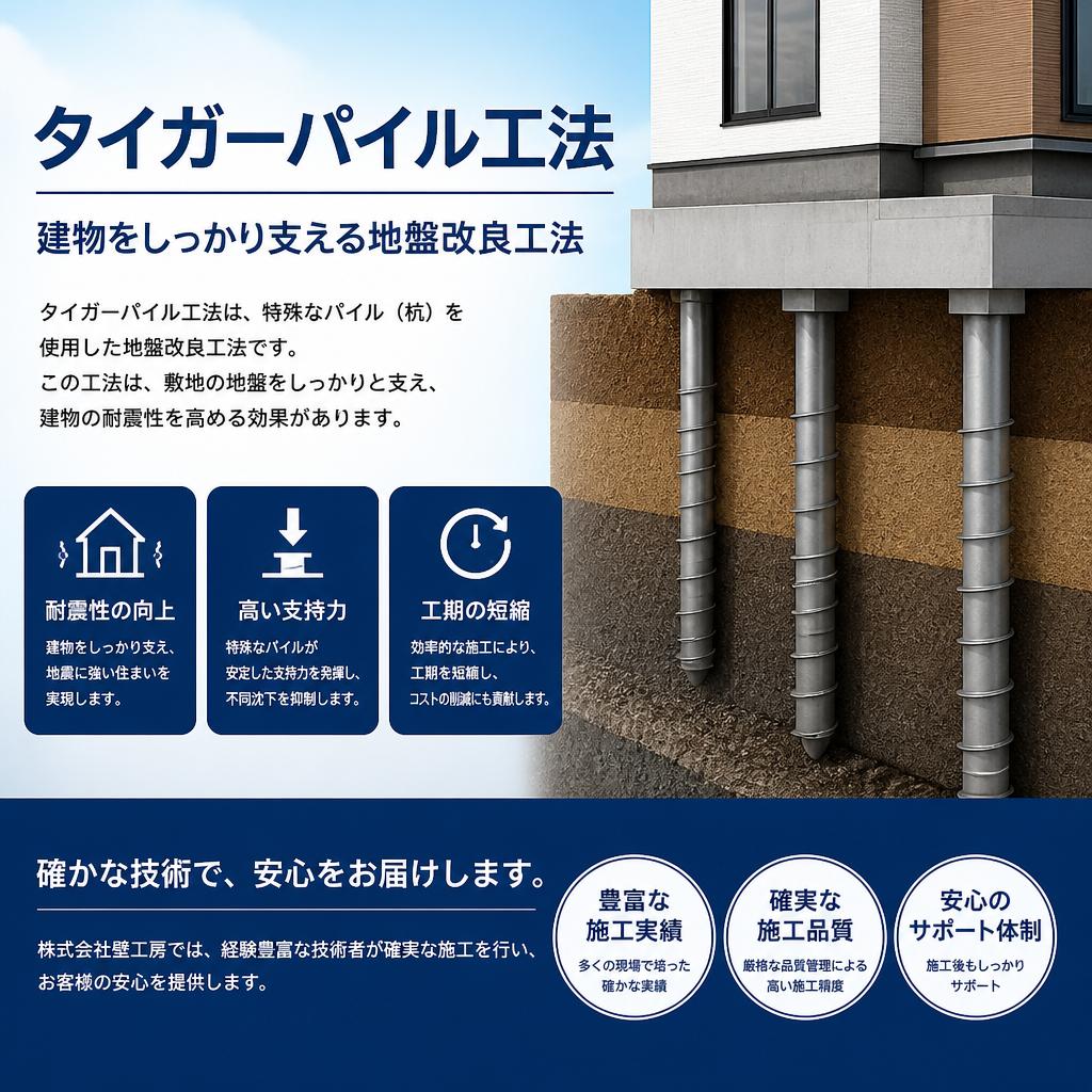 タイガーパイル工法とは？